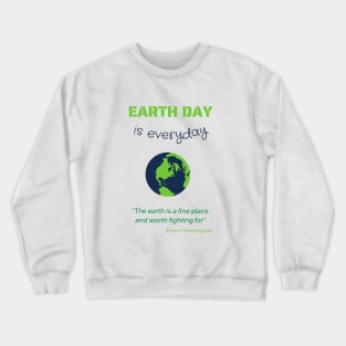 Earth Day Crewneck Sweatshirt